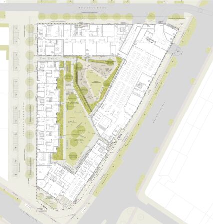 Erdgeschoss mit Freifl�chenplanung