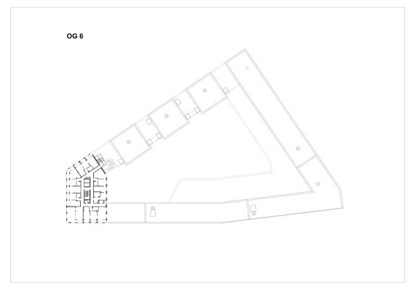 Grundriss 6. Obergeschoss