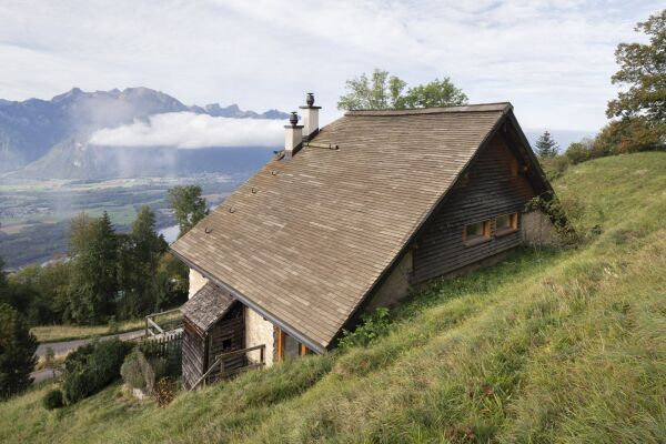 Umbau einer Berghütte von Ralph Germann Architectes