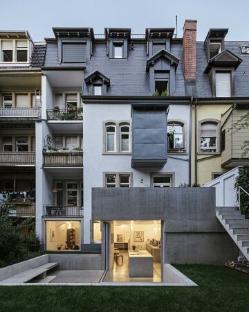 Anerkennung: Mehr Raum im Garten  Erweiterung und Umbau eines Stadthauses in Freiburg in Breisgau von Justies Architekten im Auftrag von Emelie Ekkernkamp-Majer und Christian Majer