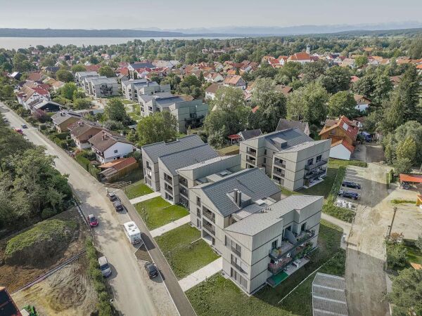 Anerkennung: Kleinteilig am Ammersee  Gefrdertes Wohnquartier auf dem Schmucker-Areal in Utting am Ammersee von WWA Architekten Whr Heugenhauser Johansen im Auftrag von Kommunalunternehmen Utting am Ammersee