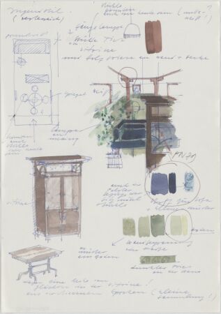 Skizzenblatt Nestlers