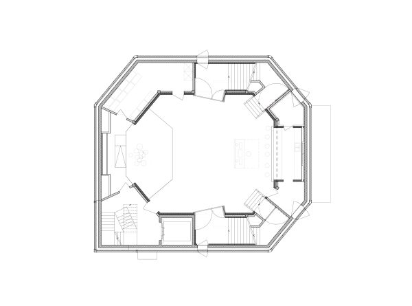 Grundriss 1. Obergeschoss Pavillon