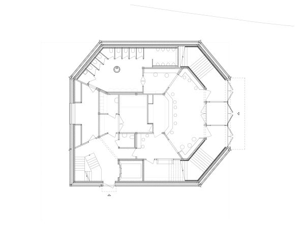 Grundriss Erdgeschoss Pavillon