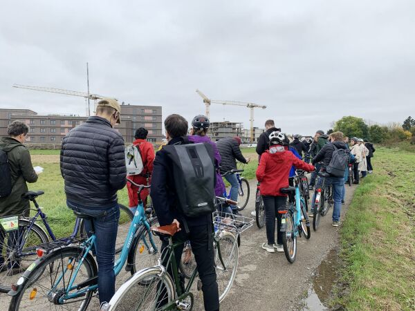 Erkundung bei einer Radtour mit den Planungsteams