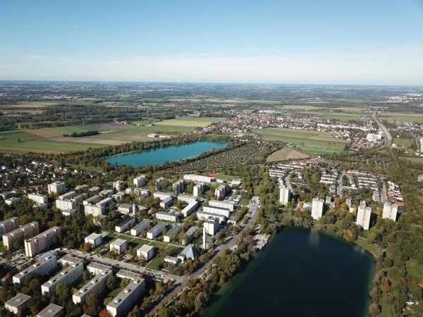 Luftbild Lerchenauer See