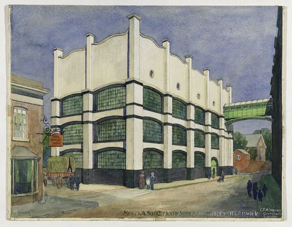 Originalentwurf von C. F. A. Voysey 1902.