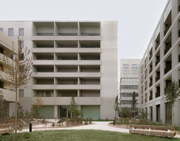 Blick auf den Sozialwohnungsbau von David Chipperfield Architects
