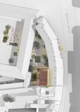 2. Preis: Chartier Corbasson Architectes (Paris); Lageplan