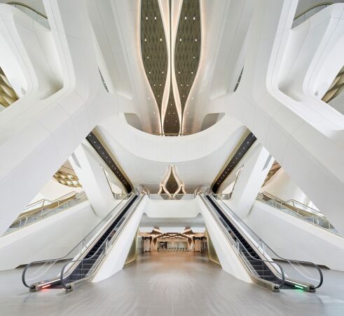 Metrostation in Riad von ZHA