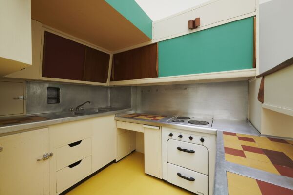 Le Corbusier, Charlotte Perriand, Andr Wogenscky, Atelier Le Corbusier Type 1, Unit dhabitation in Marseille, 1946-1952, FRA