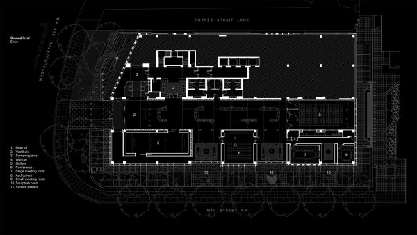 Australische Botschaft in Washington D.C. von Bates Smart