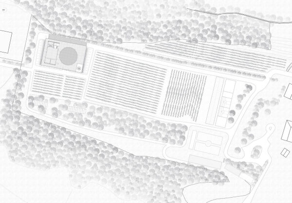 Weingut in der Lombardei von Studio Pizzi