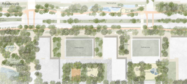 Karl-Foerster-Anerkennung (Kategorie Regional): Neue Arkaden von Antonia Blumrich (Rdesheim am Rhein) und Annika Jeschek (Mainz)