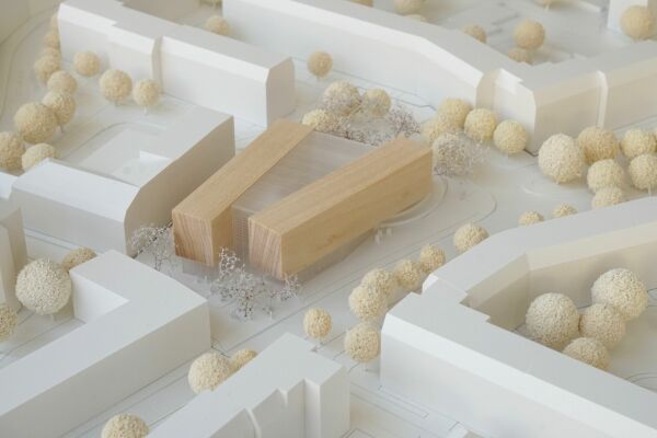 3. Preis: Behnisch Architekten (Mnchen) mit Atelier Weimar (Weimar) und LiLASP Lichtenstein Landschaftsarchitektur und Stadtplanung (Hamburg), Modell