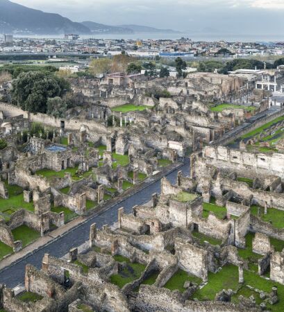 HG Eschs Blick auf Pompeji