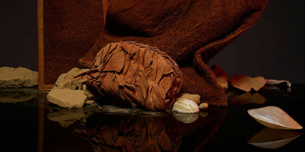 Tasche aus Kuhmagenleder: Die Ausstellung Blut und Staub im Gewerbemuseum Winterthur zeigte Nutzungsanstze fr Rest- und Abfallstoffen.