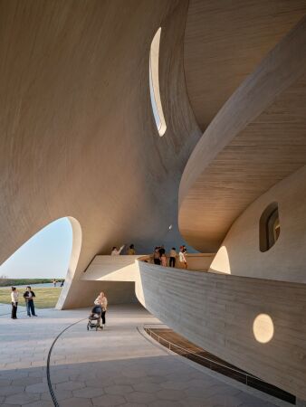 Kulturzentrum in Yantai von OPEN Architecture