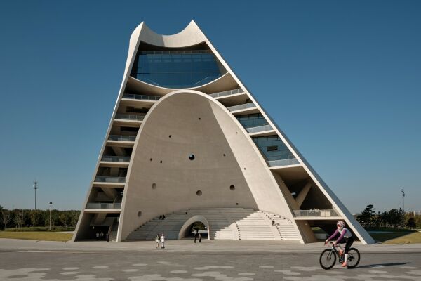 Kulturzentrum in Yantai von OPEN Architecture