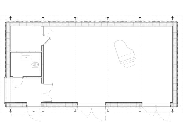 Grundriss Klanghalle