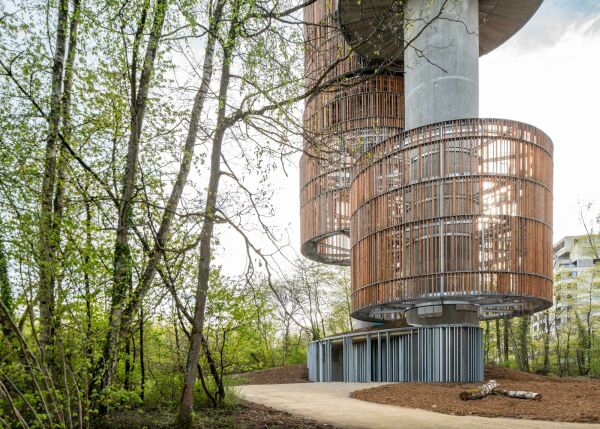Wasserspeicher in Luxemburg von Temperaturas Extremas Arquitectos