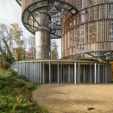 Wasserspeicher in Luxemburg von Temperaturas Extremas Arquitectos