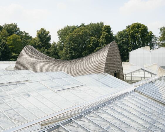 Besucherzentrum im Botanischen Garten bei Br�ssel von NU architectuuratelier und Archipelago Architects