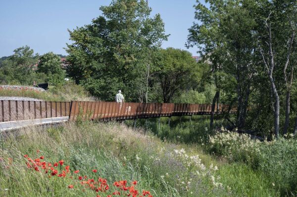 Naturpark und Hochwasserschutz in Randers von C.F. Mller