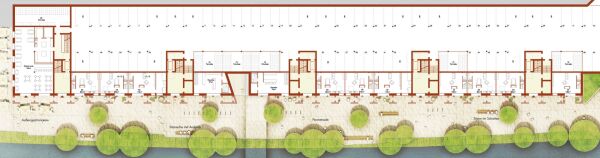 2. Preis: Mosaik architekt:innen (Hannover), Grundriss Untergeschoss