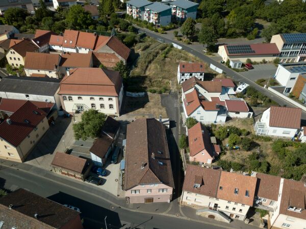 Luftaufnahme vor Baumanahmen