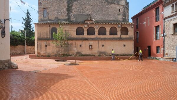 Nominiert in der Kategorie Collective Places: Riells Square in Bigues i Riells (Spanien) von Comas Pont arquitectes (Vic, Spanien)