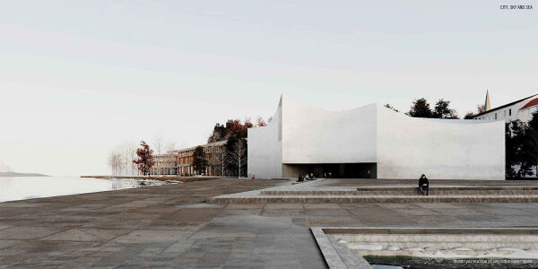 Shortlistentwurf City Sky and Sea