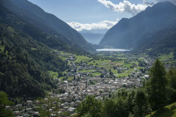Poschiavo liegt im Puschlavtal in der italienischen Schweiz.