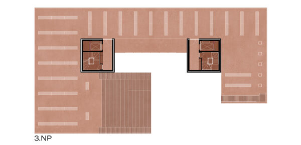 Grundriss 2. Obergeschoss (Terrasse)