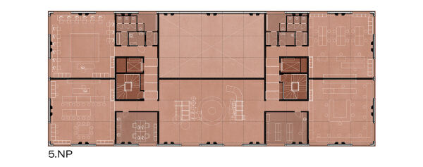 Grundriss 4. Obergeschoss (Bildungszentrum)