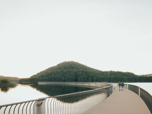 Pontonbrcke in Belgien von BuroLandschap