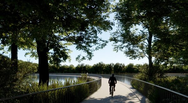 Pontonbrcke in Belgien von BuroLandschap