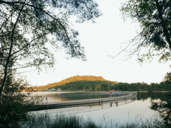 Pontonbrcke in Belgien von BuroLandschap
