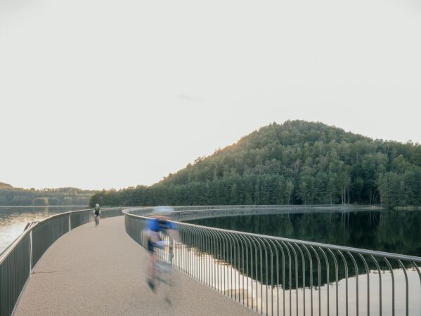 Pontonbrcke in Belgien von BuroLandschap