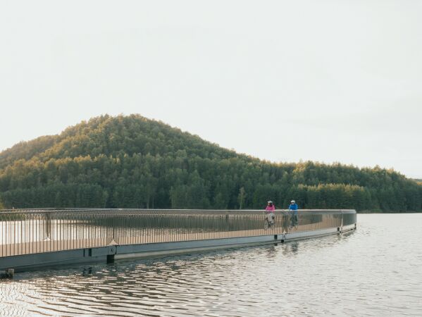 Pontonbrcke in Belgien von BuroLandschap