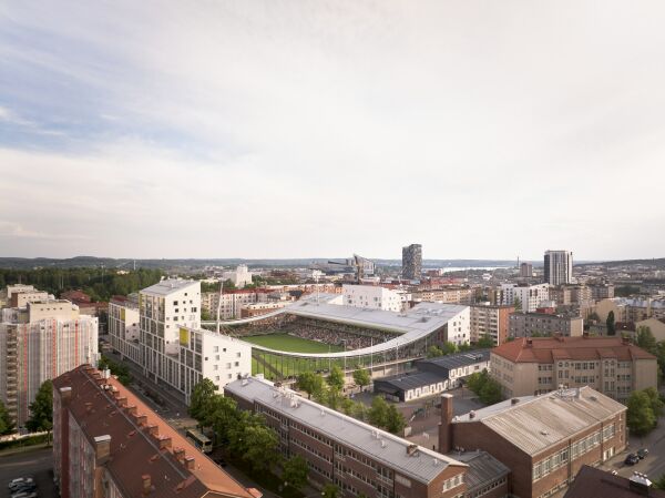 Hybrides Stadion in Tampere von JKMM Architects