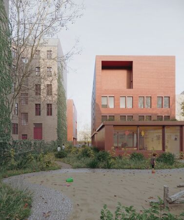 Anerkennung: Peter W. Schmidt + Assoziierte (Pforzheim) mit Fugmann Janotta Partner (Berlin), Visualisierung von Grauwald Studio (Berlin)