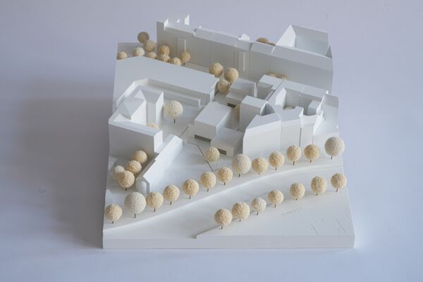 2. Preis: DFZ Architekten mit Y-LA Ando Yoo Landschaftsarchitektur (beide Hamburg), Modellfoto