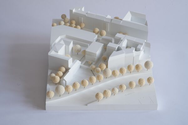 Anerkennung: Georg Scheel Wetzel Architekten (Berlin) mit Dietz & Partner Landschaftsarchitekten (Elfershausen), Modellfoto