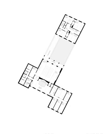 3. Preis: hope Architekten (Hamburg) mit Johannes Arolt (Berlin) und 317 Stadt- und Freiraumplanung (Landsberg), Grundriss 1. Obergeschoss