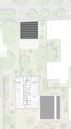 2. Preis: DFZ Architekten mit Y-LA Ando Yoo Landschaftsarchitektur (beide Hamburg), Grundriss 3. Obergeschoss