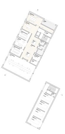 Anerkennung: Peter W. Schmidt + Assoziierte (Pforzheim) mit Fugmann Janotta Partner (Berlin), Grundriss 3. Obergeschoss