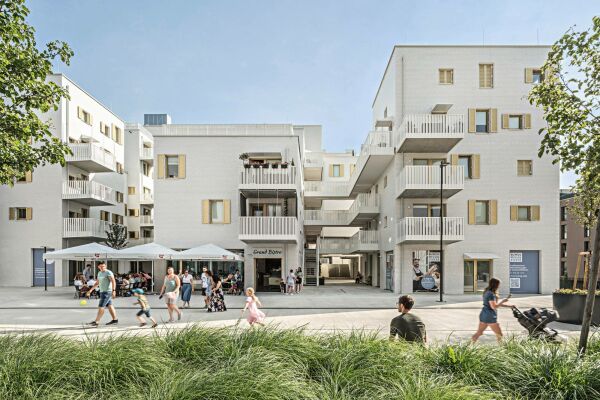 1. Preis 2024: Stadt statt Siedlung  Rivus Vivere in Wien von PPAG architects