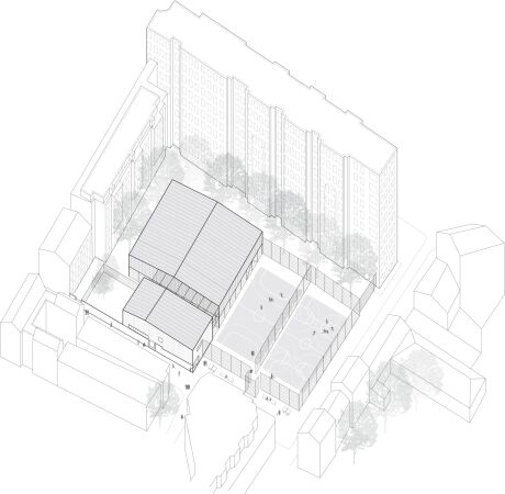 Sportzentrum in Paris von Graal architecture