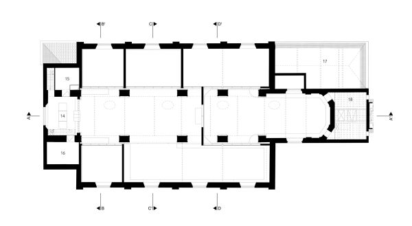 Grundriss 1. Obergeschoss nach dem Umbau